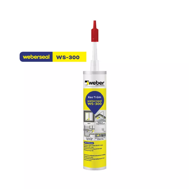 Keo silicon dán nhựa xe máy Weberseal WS-300