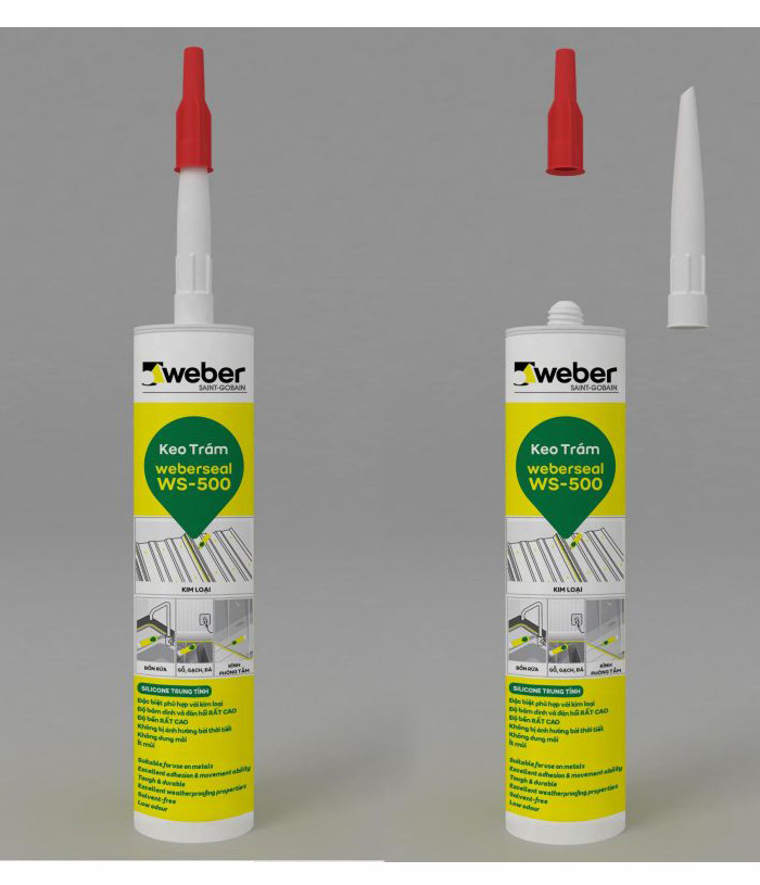 Keo SILICONE CAO CẤP Weberseal WS 500