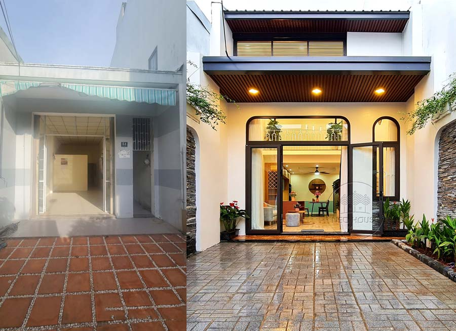 sự thay đổi sau khi cải tạo nhà cấp 4