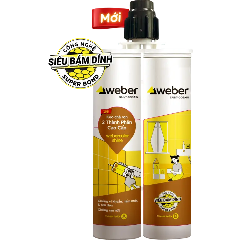 Keo Webercolor shine hỗ trợ trong cải tạo nhà cấp 4