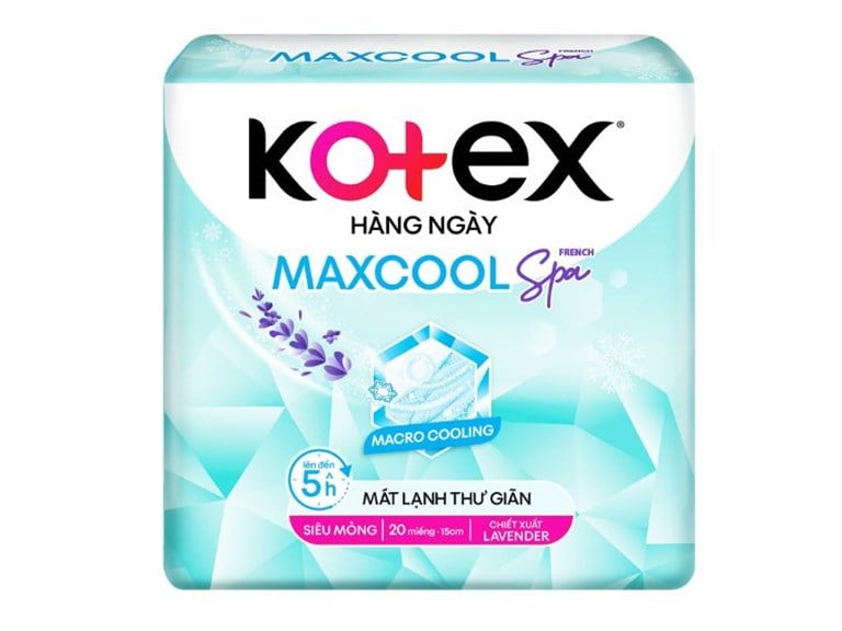 Băng vệ sinh hàng ngày Kotex Max Cool French Spa 